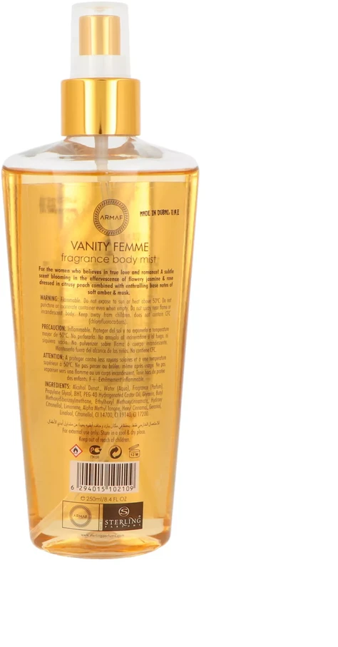 „Armaf Vanity Femme“ kūno purškiklis 250 ml