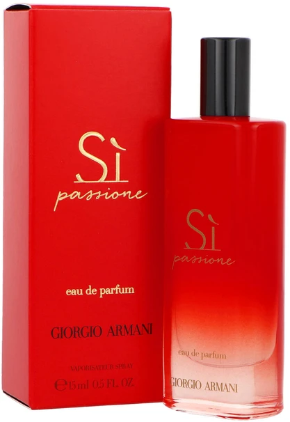 Giorgio Armani Sí Passione EDP parfumuotas vanduo moterims, 15 ml