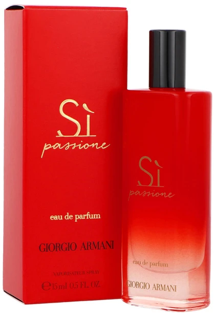 Giorgio Armani Sí Passione EDP parfumuotas vanduo moterims, 15 ml