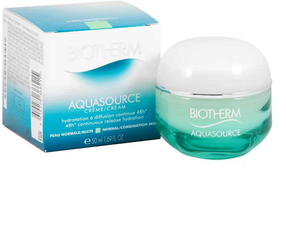 Biotherm Labai drėkinantis gelinis kremas normaliai ir mišriai odai Aquasource (Kreminis-Gel 48h Continuous Hydration Release) 50 ml