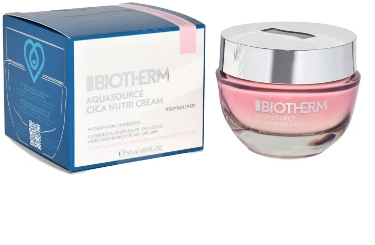 Biotherm Aquasource Cica Nutri Cream Drėkinamasis veido kremas, 50 ml