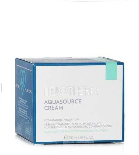 Biotherm Aquasource 48H Deep Hydration Jauninamasis Kreminis drėkinamasis kremas normaliai ir mišriai odai, 50 ml