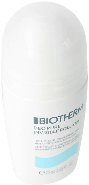 Biotherm Deo Pure Invisible 48H Roll-On rutulinis antiperspirantas moterims, 75 ml