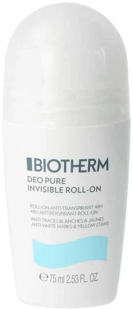 Biotherm Deo Pure Invisible 48H Roll-On rutulinis antiperspirantas moterims, 75 ml