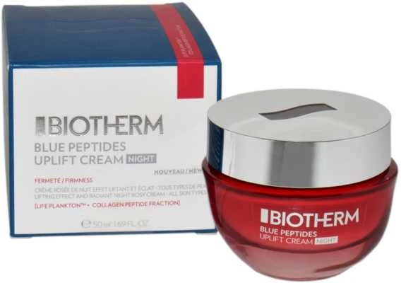 Biotherm naktinis stangrinamasis kremas su senėjimą stabdančiu poveikiu Mėlyna Peptides (Uplift Kreminis Night), 50 ml