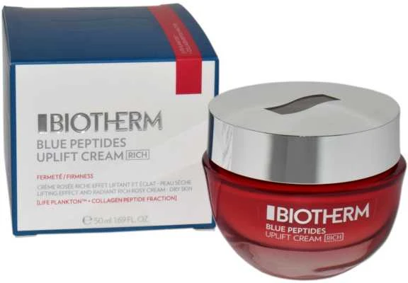 Biotherm Dieninis putojantis kremas su senėjimą stabdančiu poveikiu Mėlyna Peptides (Uplift Kreminis Rich), 50 ml