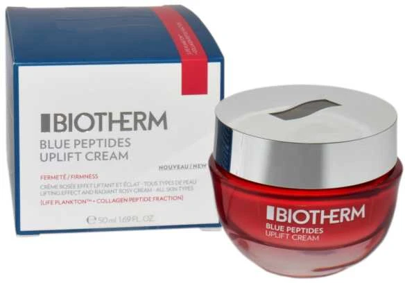 Biotherm Mėlyna Peptides Uplift Firming Kreminis stangrinamasis veido kremas su peptidais, 50 ml