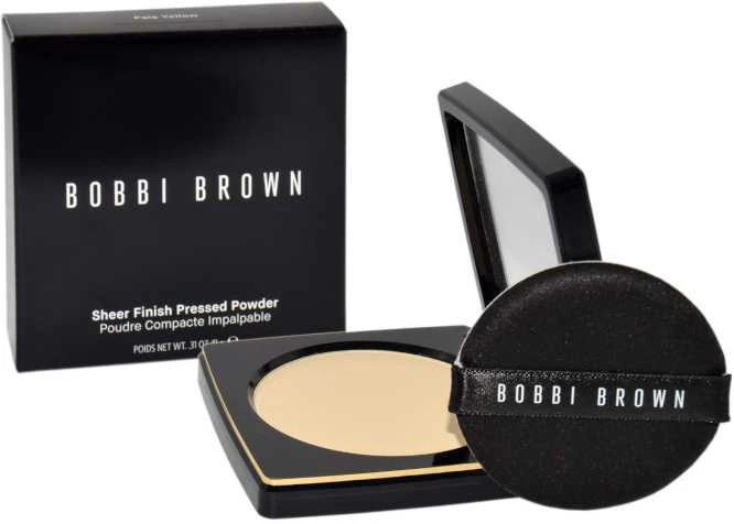 Bobbi Brown Sheer Finish Pressed Powder kompaktinė pudra, atspalvis: Pale Geltona, 9 g