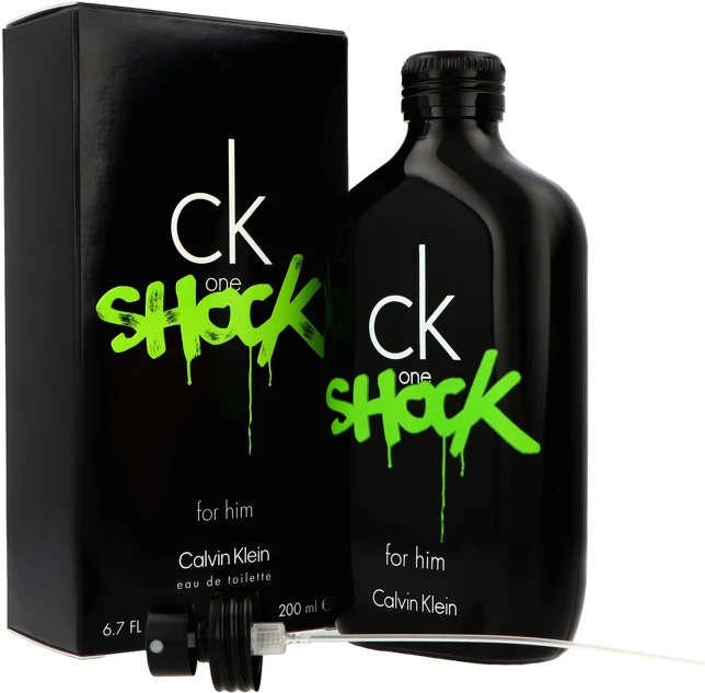 Kvepalai vyrams Calvin Klein CK One Shock for Him EDT, 200 ml