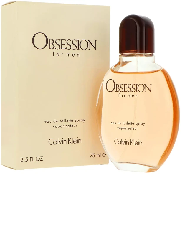 Calvin Klein Obsession For Men EDT tualetinis vanduo vyrams, 75 ml
