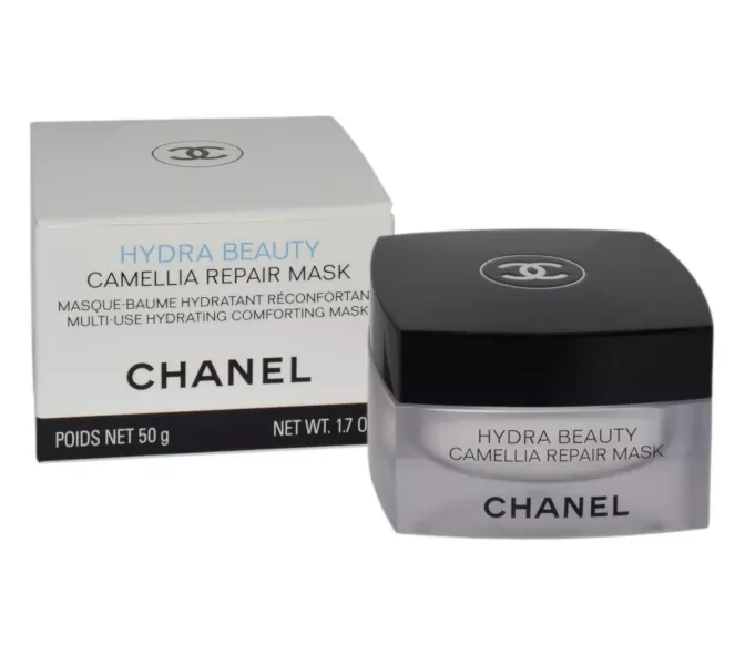 Chanel Hydra Beauty Camellia Repair Mask drėkinamoji veido kaukė, 50 g