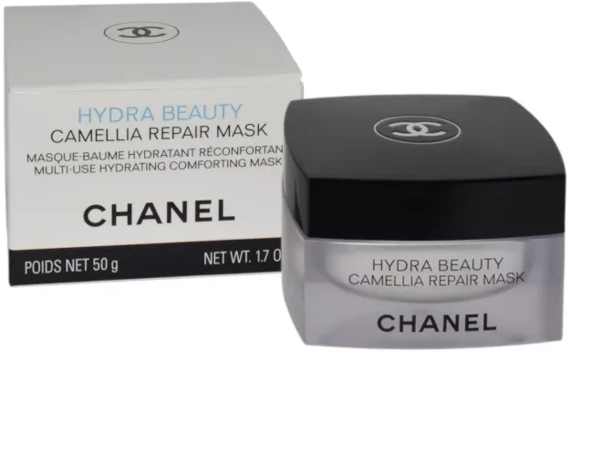 Chanel Hydra Beauty Camellia Repair Mask drėkinamoji veido kaukė, 50 g