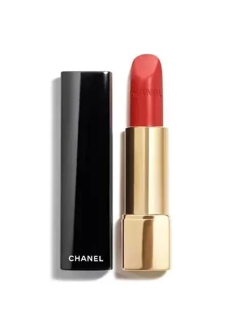Chanel Rouge Allure Velvet švytintys matiniai lūpų dažai, 3,5 g, spalva: 48 - ARDENTE