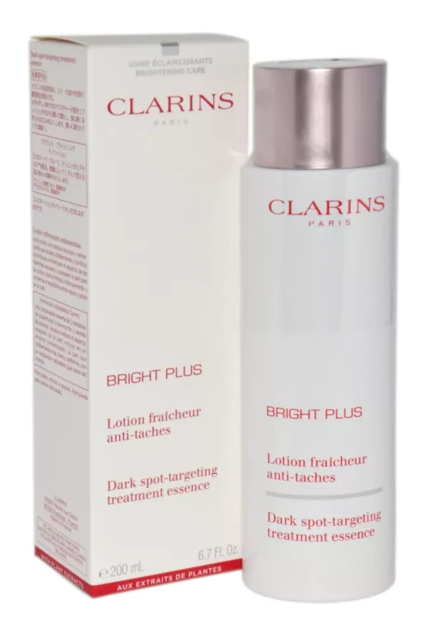 Clarins Bright Plus į tamsias dėmes nukreipta gydomoji esencija