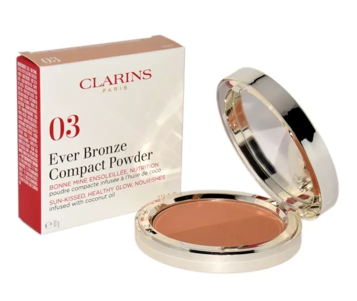 Clarins Ever Bronze kompaktinės pudros bronzinė priemonė