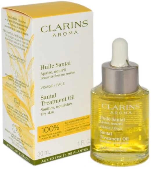 Clarins Priežiūros aliejus sausai ir labai sausai odai Santal (. aliejus) 30 ml