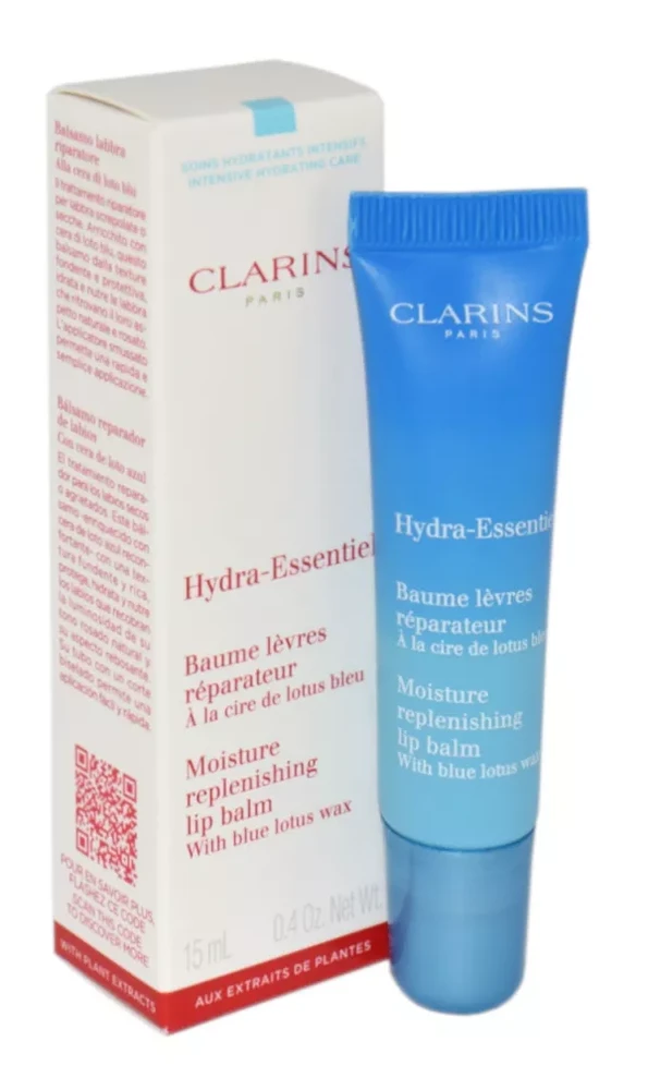 Clarins Hydra-Essentiel (Ha + Peptide) Moisture Jauninamasis Lūpų balzamas drėkinantis lūpų balzamas, 15 ml