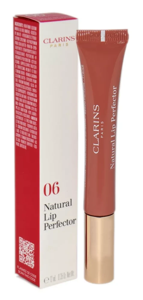 „Clarins“ natūralus lūpų balzamas „Perfector #06 Rosewood Shimmer“, 12 ml