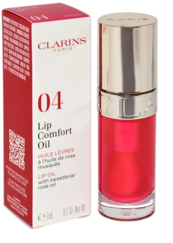 Lūpų aliejus Clarins Lip Comfort Oil 04 Pitaya, 7 ml
