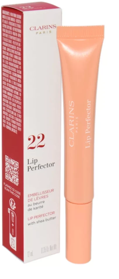 „Clarins Glow“ lūpų blizgis (lūpų tobulintojas), 12 ml, 22