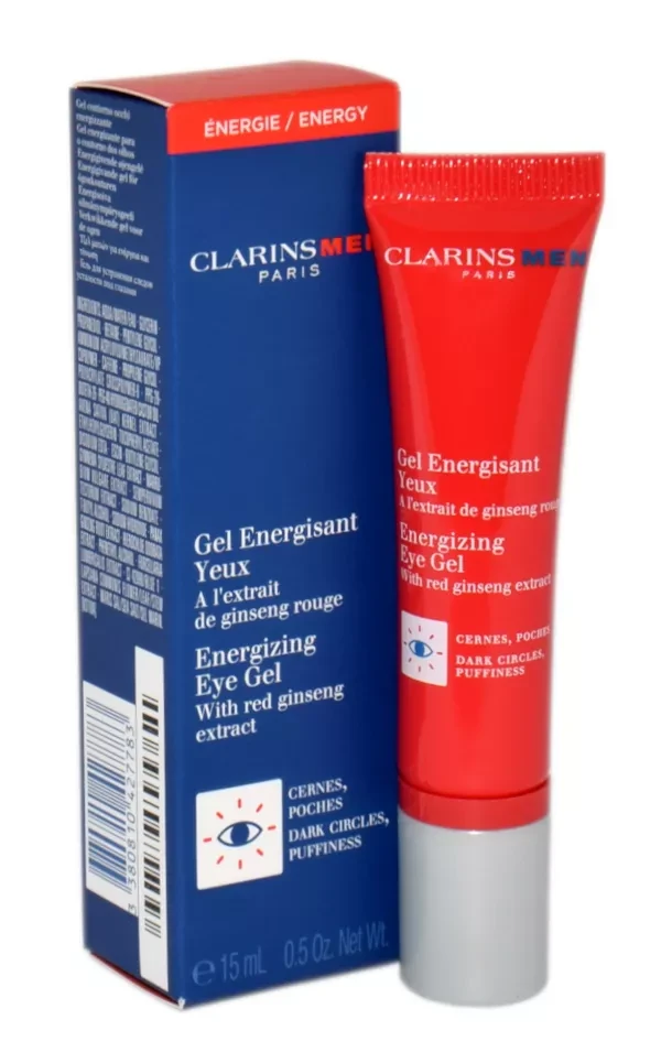 Clarins Men Energizing Eye Gel Eye Gel vyrams, 15 ml