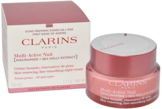 Clarins Multi-Active Nuit Night Kreminis naktinis veido kremas visiems odos tipams, 50 ml