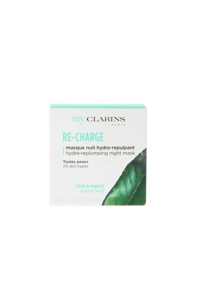 „Clarins Re Charge Hydra-Replumping“ naktinė kaukė, 50 ml