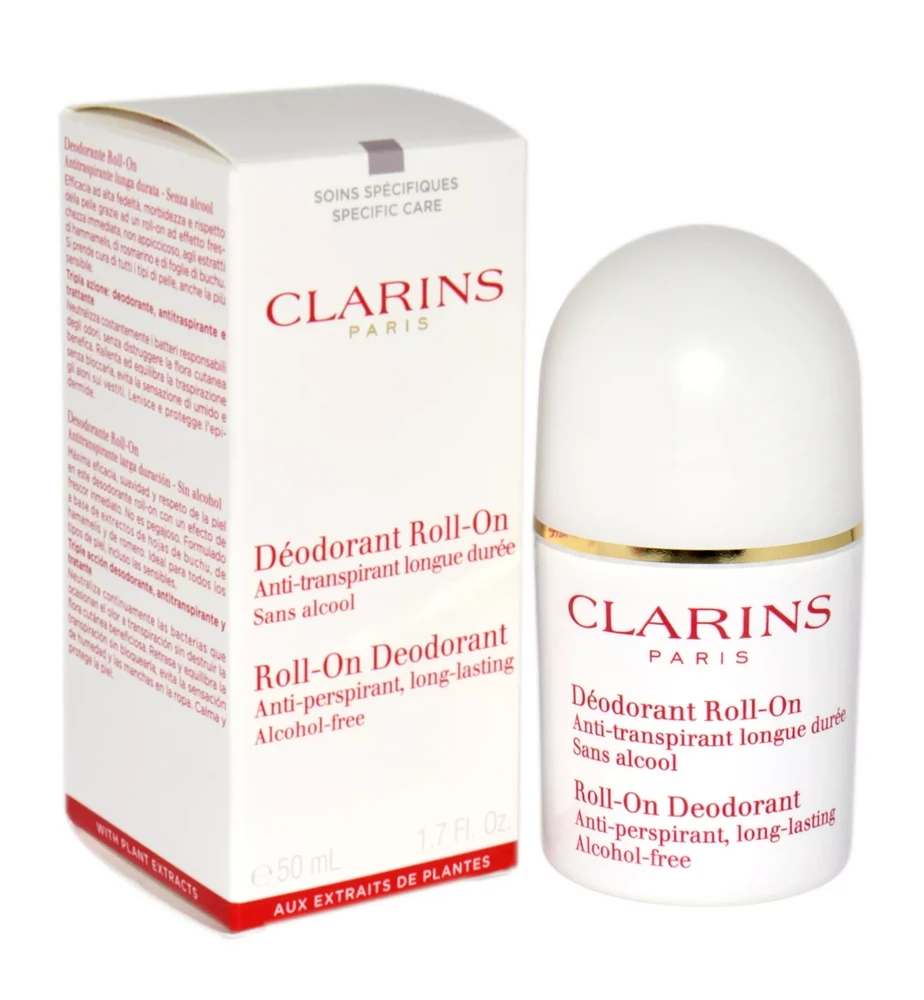 Rutulinis dezodorantas moterims Clarins, 50 ml