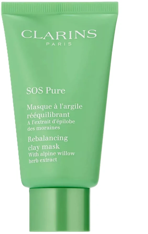 Clarins SOS Pure pusiausvyrą atkurianti molio kaukė, 75 ml
