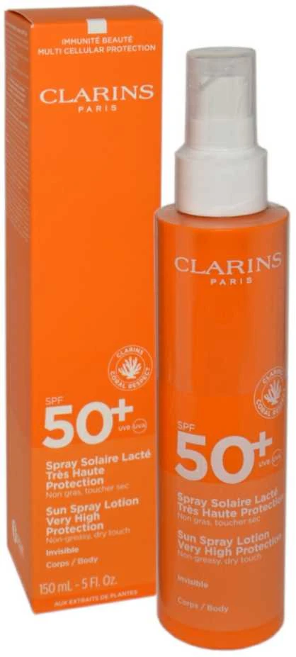 Clarins Milky Sun Purškiklis SPF50+, 150 ml