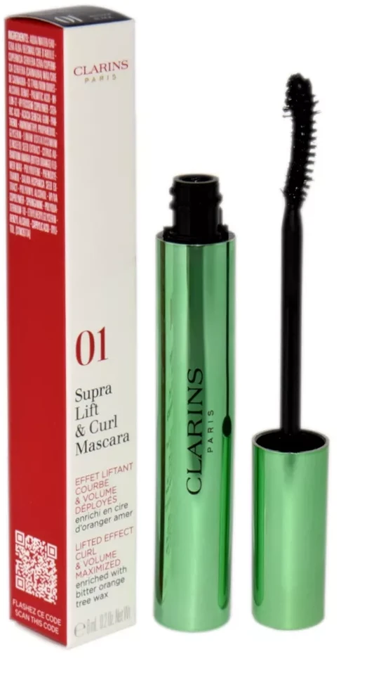 Clarins Supra Lift & Curl Blakstienų tušas 01 8ml