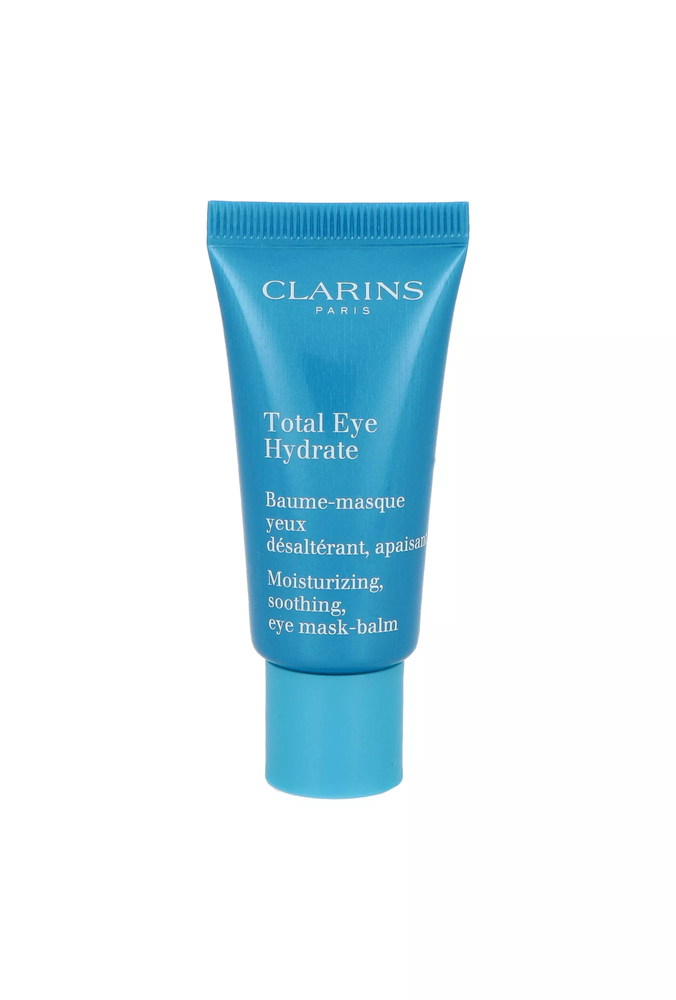 Clarins Total Eye Hydrate drėkinamoji, raminanti, paakių kaukė-balzaminė akių kaukė moterims, 20 ml