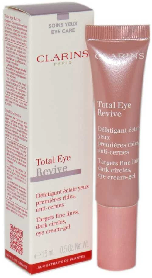 Clarins Total Eye Revive Paakių kremas-Gel Paakių kremas moterims, 15 ml