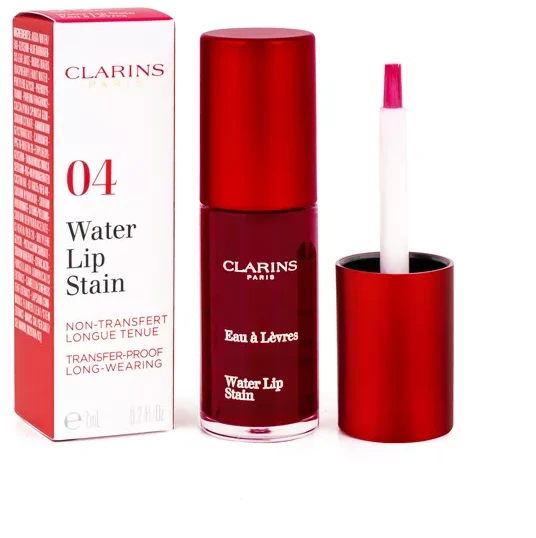 Clarins Vanduo Lip Stain skysti lūpų dažai, atspalvis: 04 Violet Vanduo, 7 ml