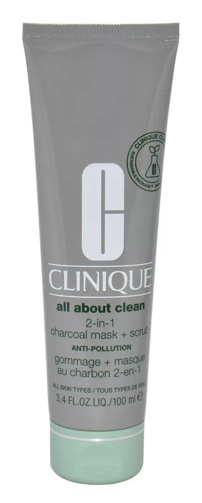 Clinique All About Clean 2 viename anglies kaukė + šveitimo veido kaukė