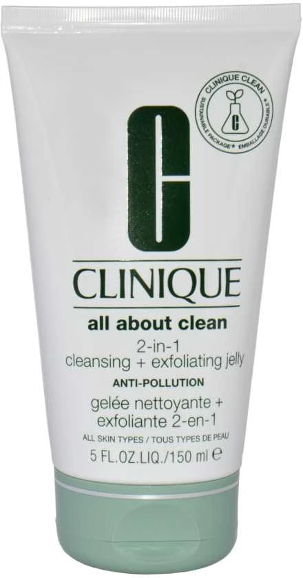 Clinique All About Clean 2-IN-1 valomasis + šveičiamasis želė valomasis gelis