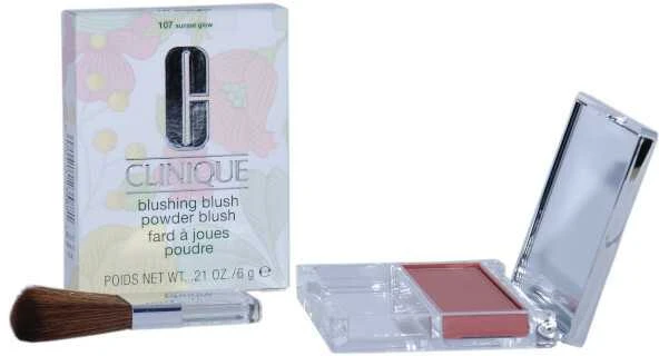 Clinique Blushing Blush Powder Blush skaistalai, atspalvis: 07 Sunset Glow, 6 g