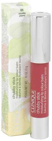 „Clinique Chubby Stick“ drėkinamasis lūpų dažų balzamas „05 Chunky Cherry“, 3 g
