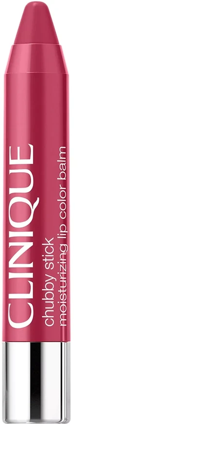 „Clinique Chubby Stick“ drėkinamasis lūpų balzamas su „Super Strawberry“ spalva, 3 g.