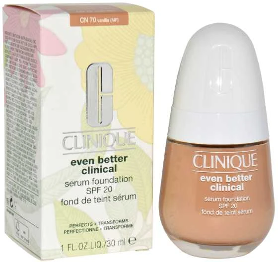 Clinique Even Better Clinical Serum Foundation SPF 20 makiažo pagrindas, atspalvis: CN70 Vanilla, 30 ml