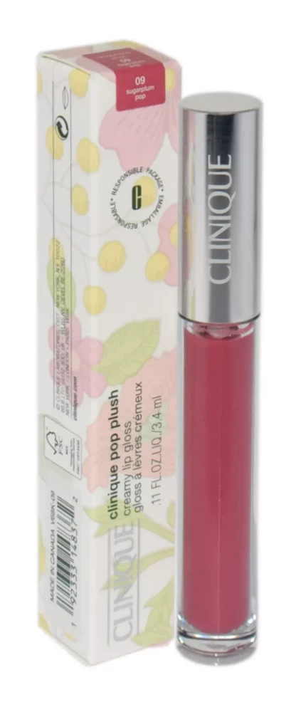 Clinique Creamy lip gloss Pop Plush (Creamy Lūpų blizgis) 3.4 ml, 09 Sugarplum