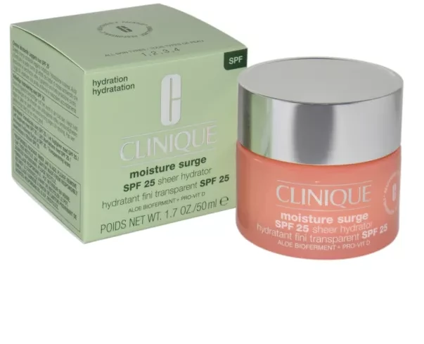 Clinique Moisture Surge drėkinamasis kremas Spf25, 50 ml@