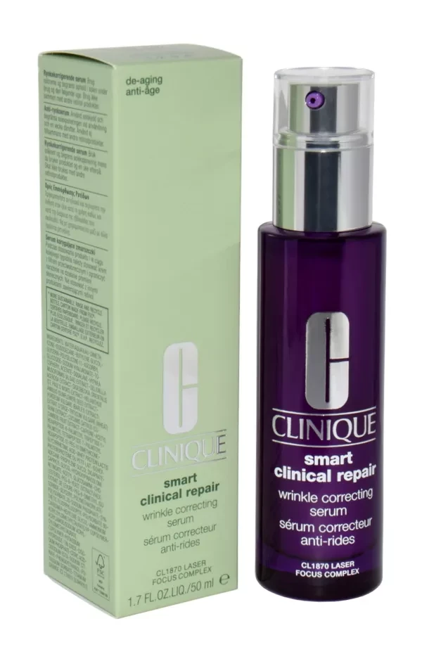 Clinique Smart Clinical Repair Wrinkle Correcting Serum koreguojantis veido serumas nuo raukšlių, 50 ml