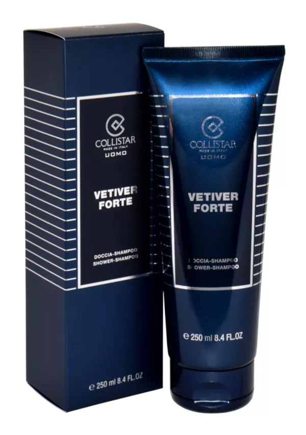 Collistar Uomo Acqua Vetiver Shower-Šampūnas dušo gelis ir šampūnas vyrams, 250 ml