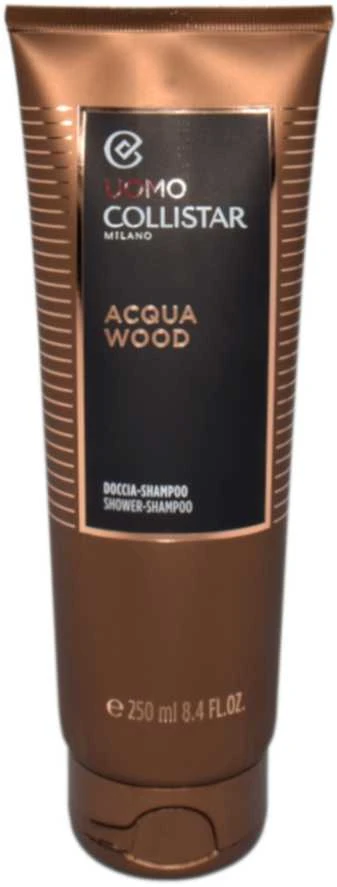 Collistar Uomo Acqua Wood Shower-Šampūnas dušo gelis ir šampūnas viename vyrams, 250 ml