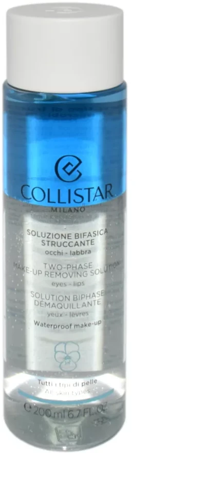 Collistar Two-Phase Make-Up Removing Solution Akių makiažo pasirinkimas