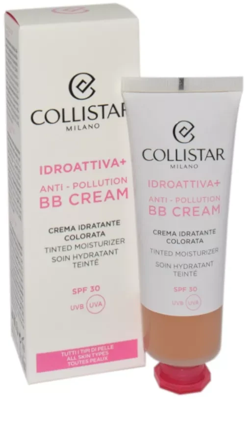 „Collistar Hydro Active+“ BB kremas nuo taršos Nr. 1, lengvas, 50 ml