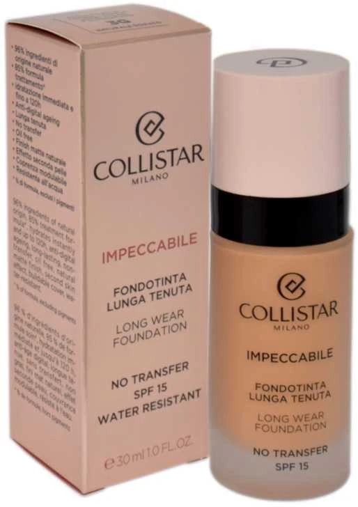 Collistar Impeccabile Base Maquillaje Larga Duración, 3 g