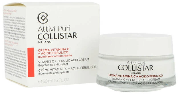 Šviesinamasis veido kremas Collistar Attivi Puri Vitamine C + Ferulic Acid, 50 ml