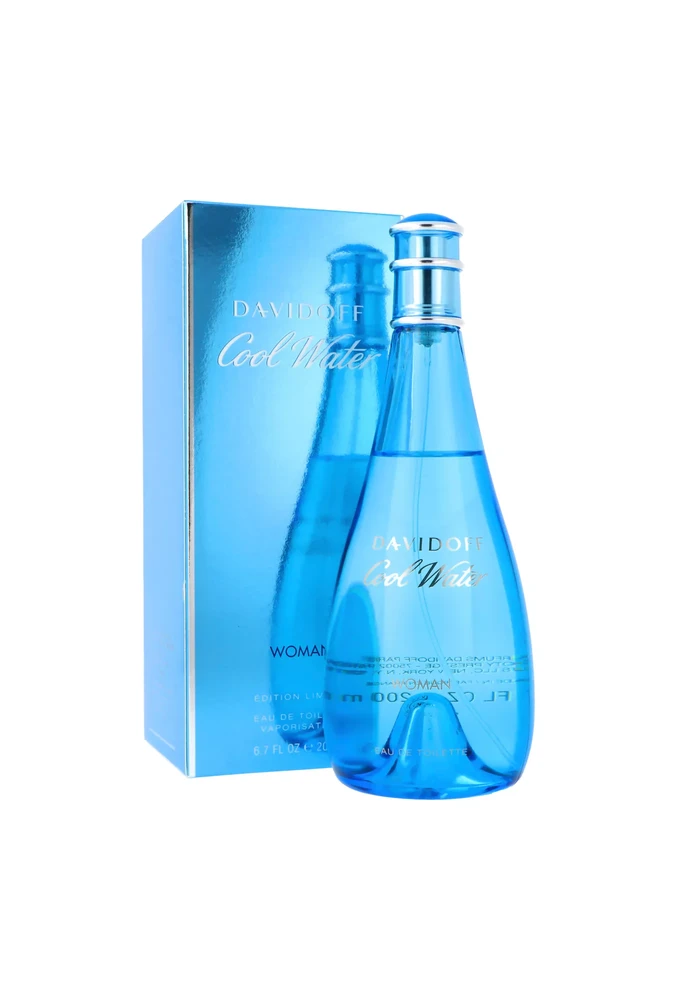 Davidoff Cool Water Woman EDT tualetinis vanduo moterims, 200 ml
